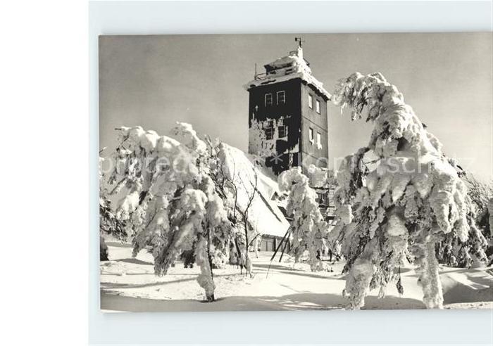 Oberwiesenthal Erzgebirge Wetterwarte Fichtelberg