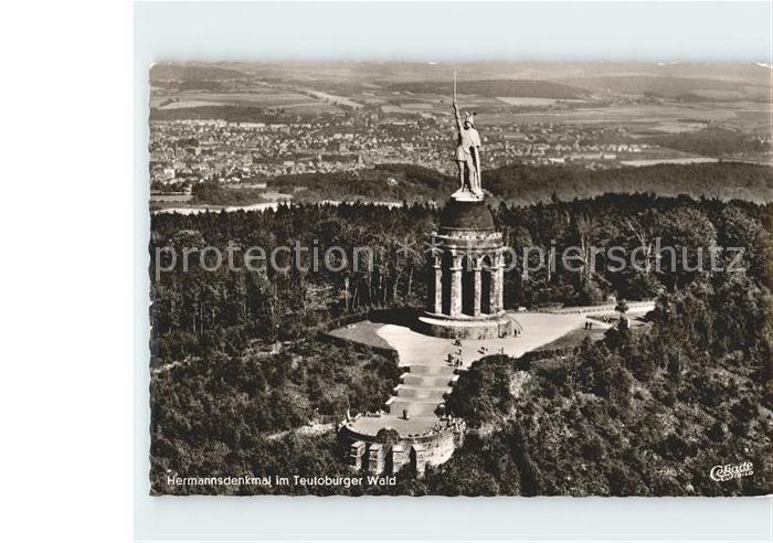 Hermannsdenkmal Fliegeraufnahme