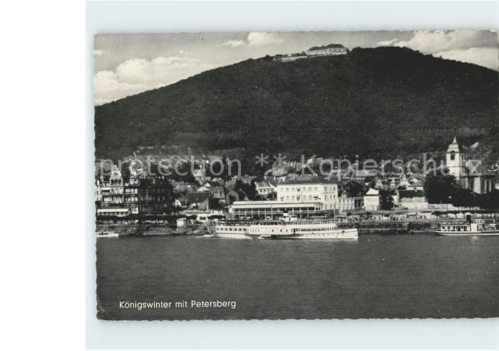 Koenigswinter Petersberg Dampfer