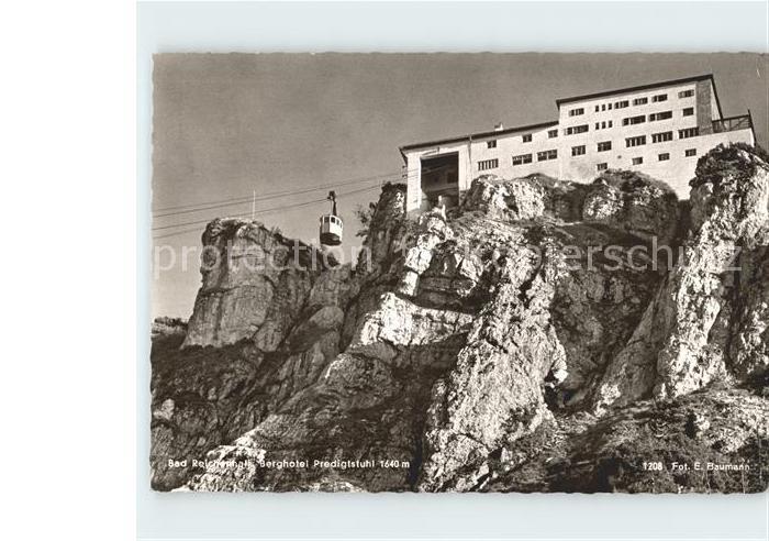 Bad Reichenhall Predigtstuhlbahn Gipfelstation Berghotel