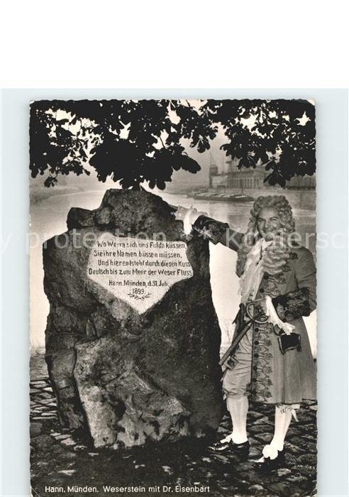 Hann. Muenden Weserstein Dr Elsenbart