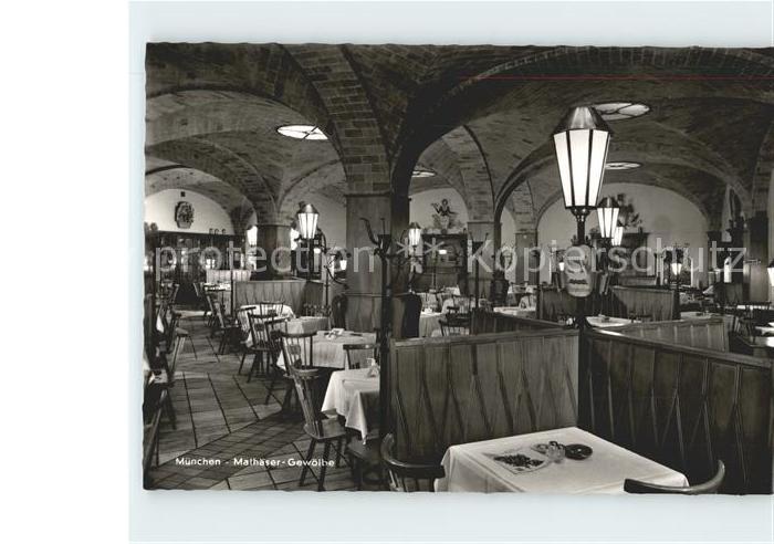 Muenchen Bayern Mathaeser Gewoelbe