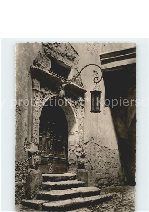 Rothenburg Tauber Altes Rathausportal