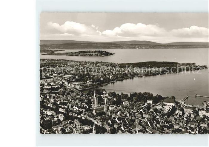 Konstanz Bodensee Fliegeraufnahme