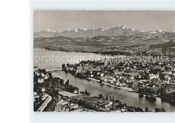 Konstanz Bodensee Fliegeraufnahme