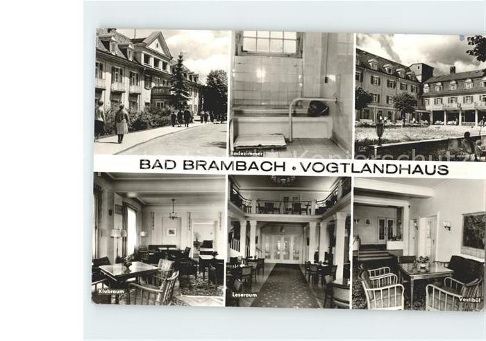 Bad Brambach Vogtlandhaus Badezimmer Leseraum Klubraum