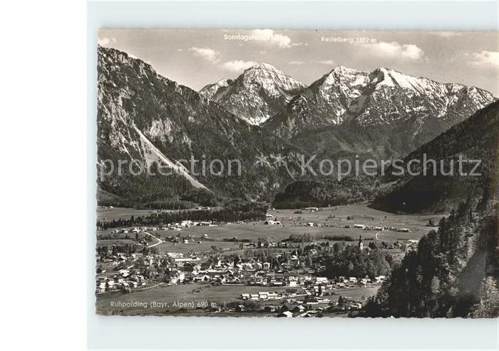 Ruhpolding Bayern Sonntagshorn Reiferberg