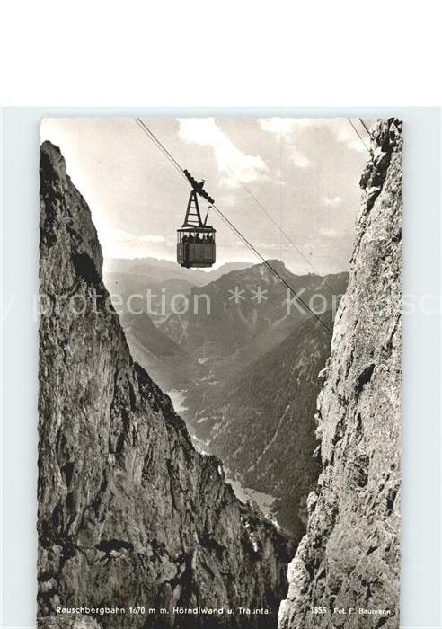 Ruhpolding Bayern Rauschbergbahn Hoerndlwand Trauntal