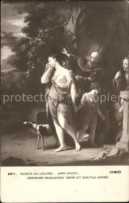 Van Dyck A. Abraham renvoyant Agar et son fils Ismael Nr. 284