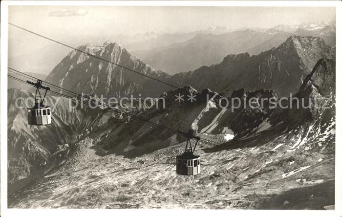Seilbahn Bayerische Zugspitzbahn Zugspitzgipfel