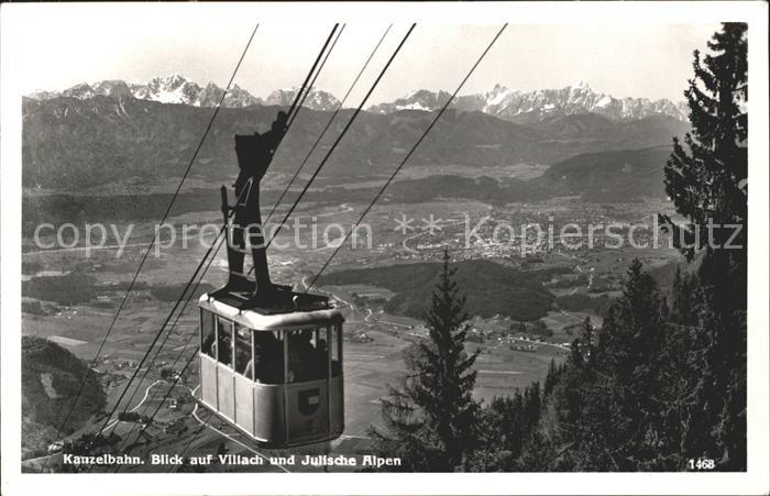 Seilbahn Kanzel Villach Julische Alpen