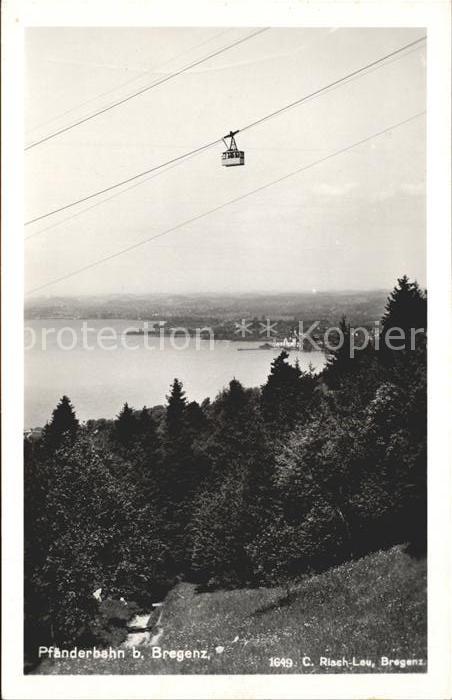 Foto Risch-Lau Nr. 1649 Pfänder-Seilbahn Bregenz