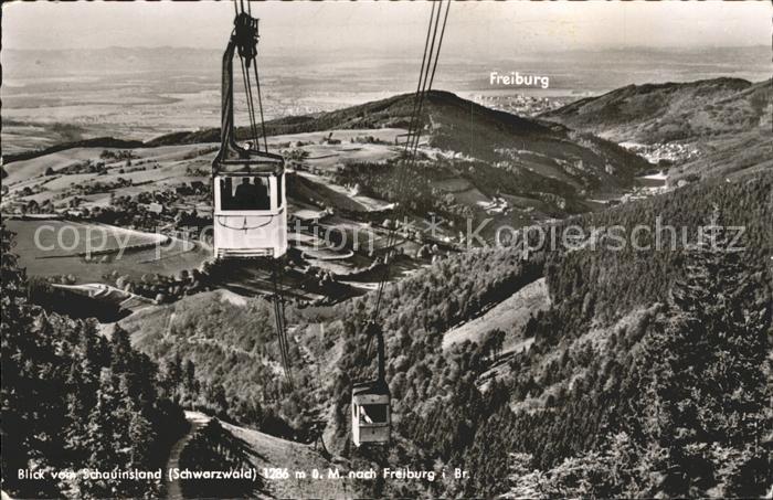 Seilbahn Schauinsland Schwarzwald