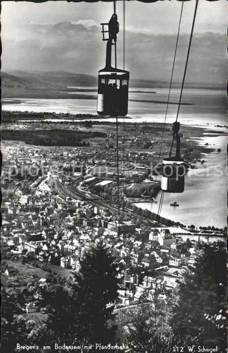 Seilbahn Pfaender Bregenz am Bodensee