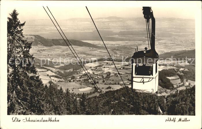 Foto Mueller Adolf Schauinsland-Seilbahn