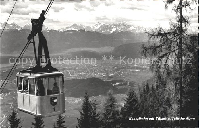 Seilbahn Kanzel Villach Julische Alpen