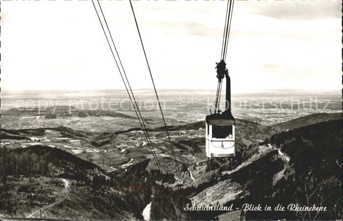 Seilbahn Schauinsland Schwarzwald