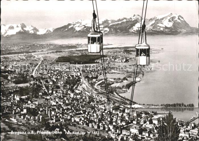 Seilbahn Pfänder Bregenz am Bodensee Foto-Risch-
