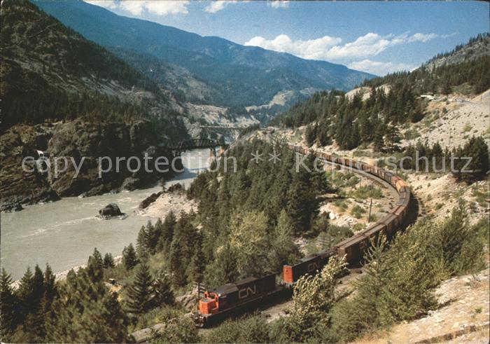 Eisenbahn Fraser Canyon British Columbia Canada
