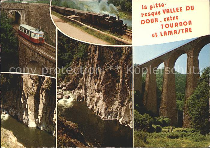 Lokomotive Eisenbahn Viadukt Valle du Doux