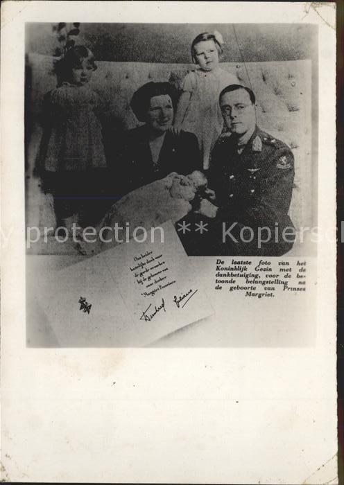 Adel Niederlande Prinzessin Juliana Prinz Bernhard Beatrix Irene Margriet