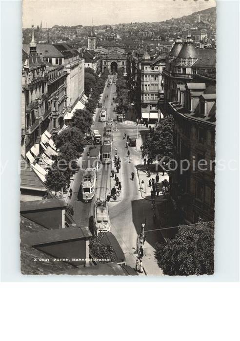 Strassenbahn Zuerich Bahnhofstrasse