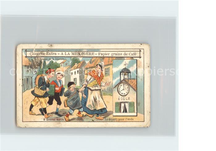 Schule School Ecole Escuela Scuola-- Kinder Trachten Chicoree Extra A la Menager