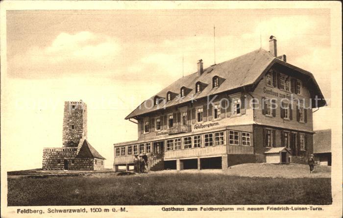Feldberg Schwarzwald Feldbergturm Gasthaus Friedrich Luisen Turm
