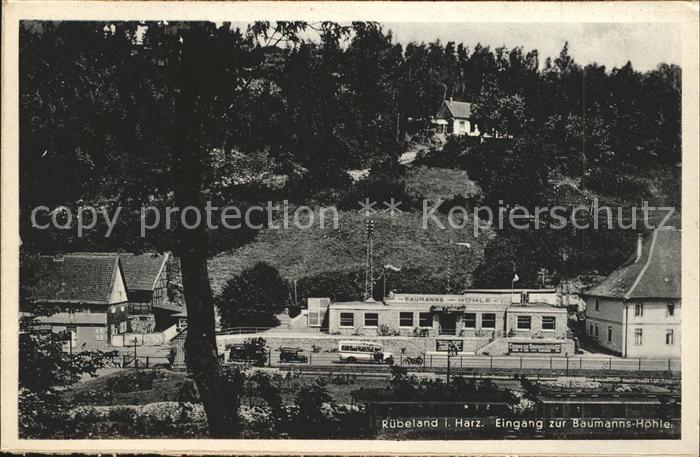 Ruebeland Harz Engang zur Baumanns Hoehle