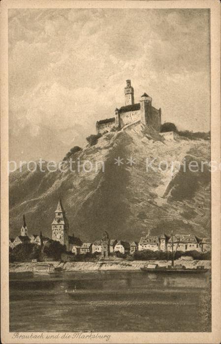 Braubach Rhein Die Marksburg