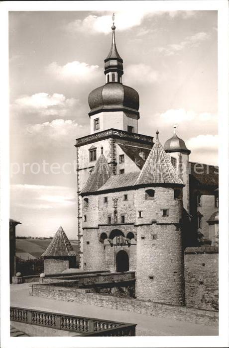 WueRZBURG Bayern Feste Marienberg Scherenbergtor