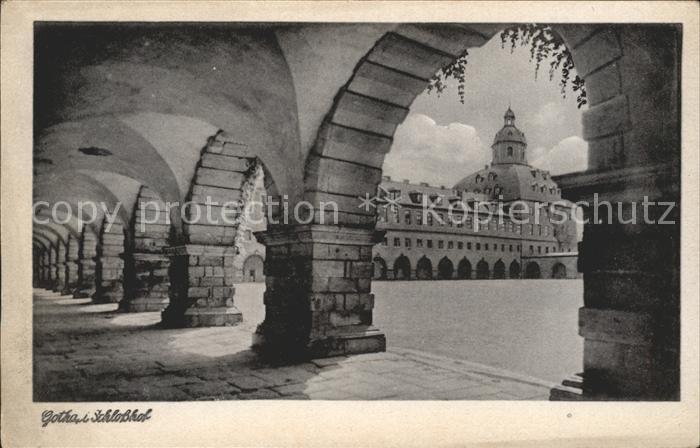 Gotha Thueringen Schlosshof