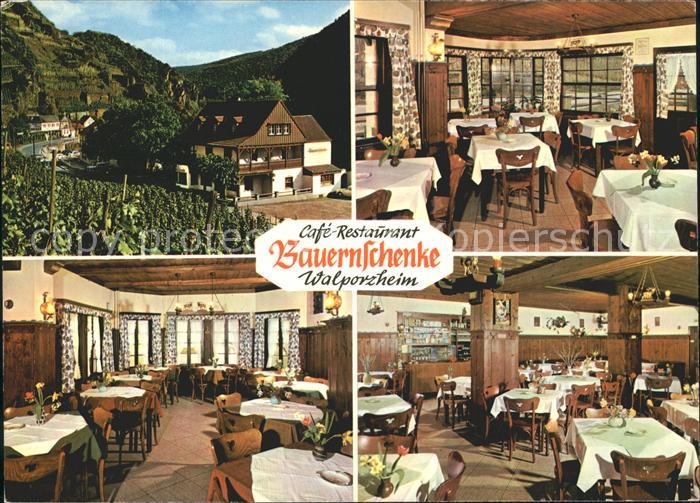 Walporzheim Cafe Restaurant Bauernschenke Gastraeume