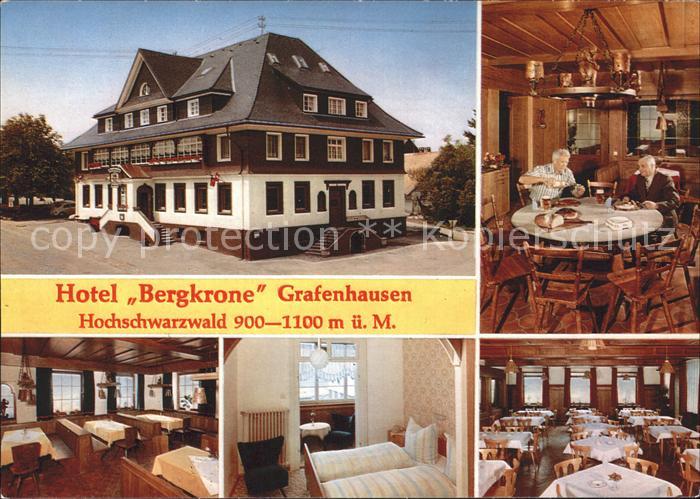 Grafenhausen Schwarzwald Hotel Bergkrone Gastraeume Zimmer