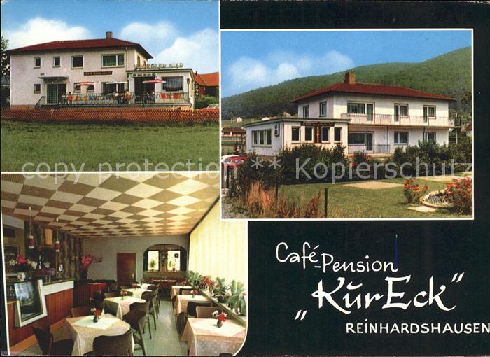 Reinhardshausen Cafe Pension Kureck Gastraum
