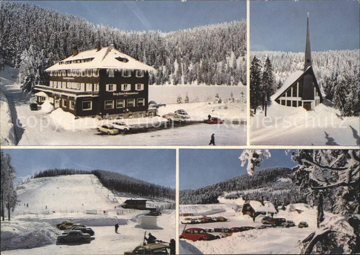 Mummelsee Berghotel Mummelsee Kirche Parkplatz