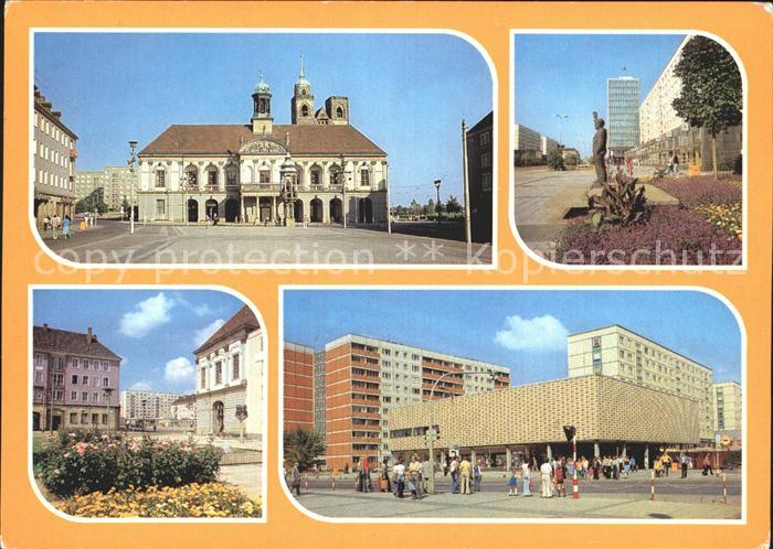 MAGDEBURG  CITY Rathaus Karl Marx Str Haus der Lehrer Hartstrasse