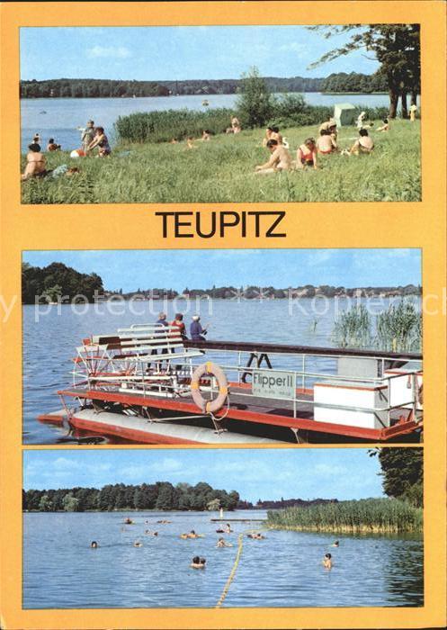 Teupitz Teupitzer See Liegewiese Badefreuden Boot