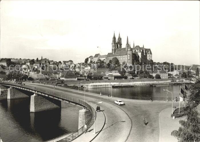 Meissen Elbe Sachsen Albrechtsburg mit Dom