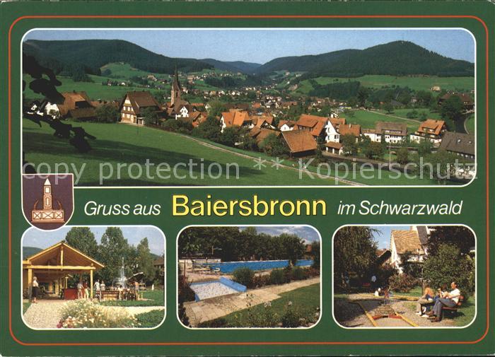 Baiersbronn Schwarzwald Panorama Park Schwimmbad