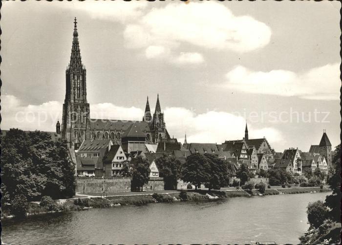 Ulm Donau Altstadt mit Muenster