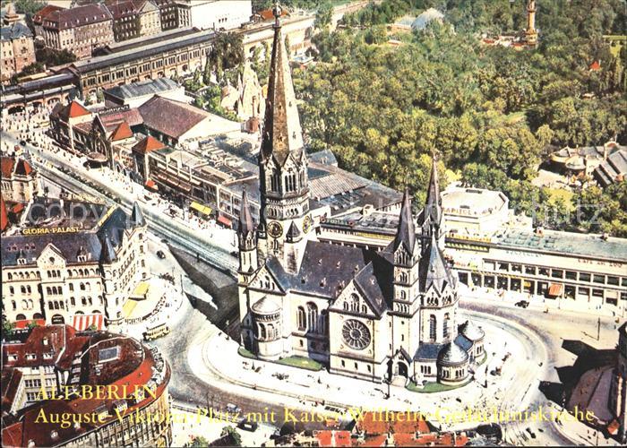 BERLIN  CITY Auguste Viktoria Platz mit Kaser Wilhelm Ged?chtniskirche