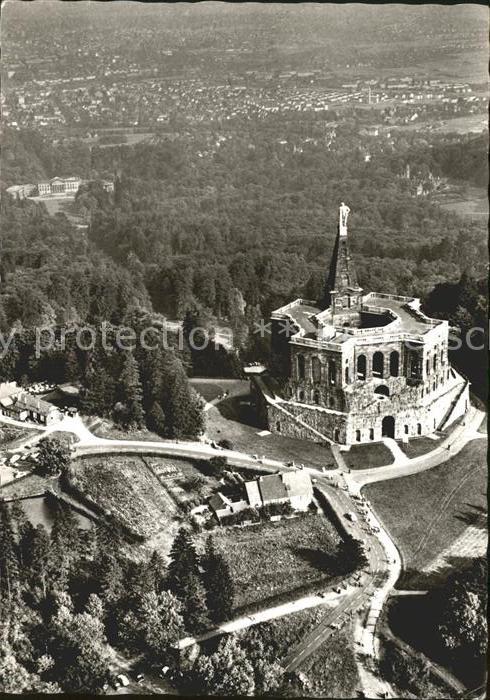 KAssEL  CITY Wilhelmshoehe Herkules Fliegeraufnahme