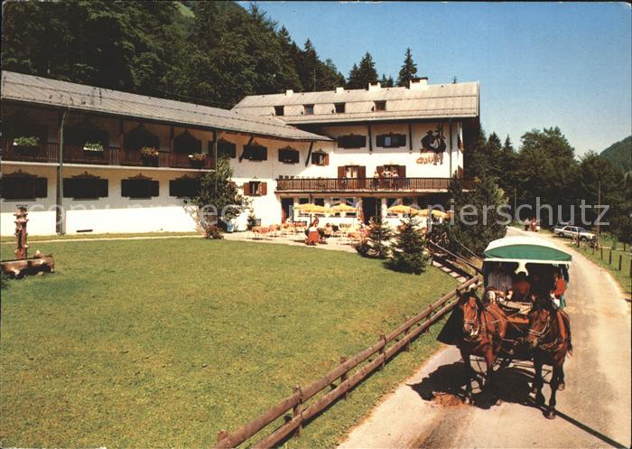 Oberstdorf Franz Fackler Kur und Erholungsheim Pferdekutsche