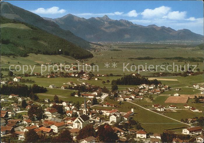 Bergen Chiemgau Fliegeraufnahme
