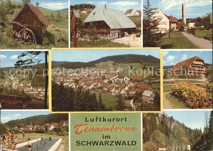 Tennenbronn Muehle Bauernhaus Ortsansichten Schwimmbad