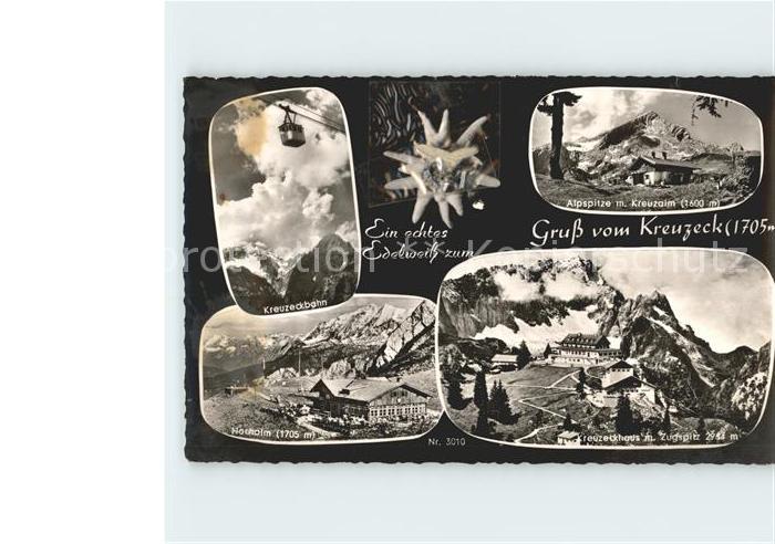 GARMISCH-PARTENKIRCHEN Bayern Kreuzeckbahn Alpspitze Kreuzalm Hochalm Kreuzeckha
