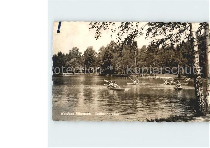 Seifhennersdorf Waldbad Silberteich Bootspartie
