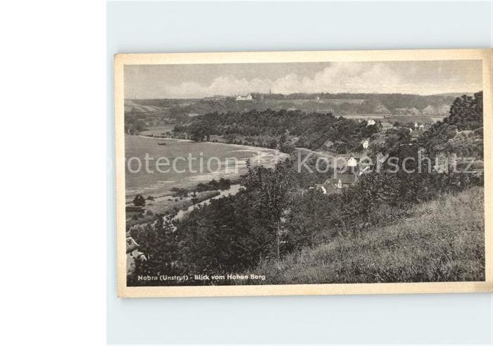 Nebra Unstrut Blick vom Hohen Berg