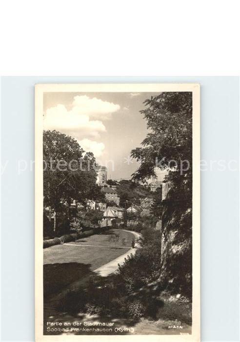 Bad Frankenhausen Partie an der Stadtmauer